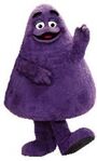 "Good" Grimace, now with two arms and his bright, clumsy personality.