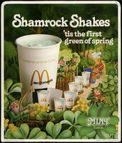 1970's "Shamrock Shakes" magazine ad.