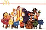 The Happy Meal Gang can be found on Ronald in this picture.