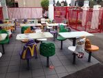 The Happy Meal Gang (Fries & Hamburger) can be seen as seats in this picture.