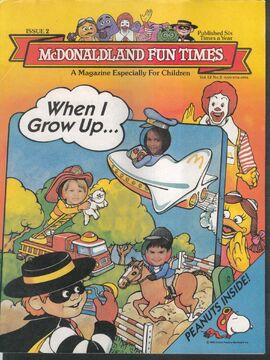 McDonald Fun Times Kids Magazine