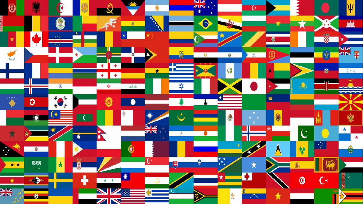 flags of countries around the world