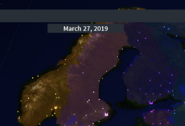 Ticks are measured by days; every five days, a tick occurs.