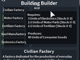 Civilian Factories