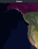 Pacific States of America Winter