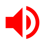 The volume icon when muted