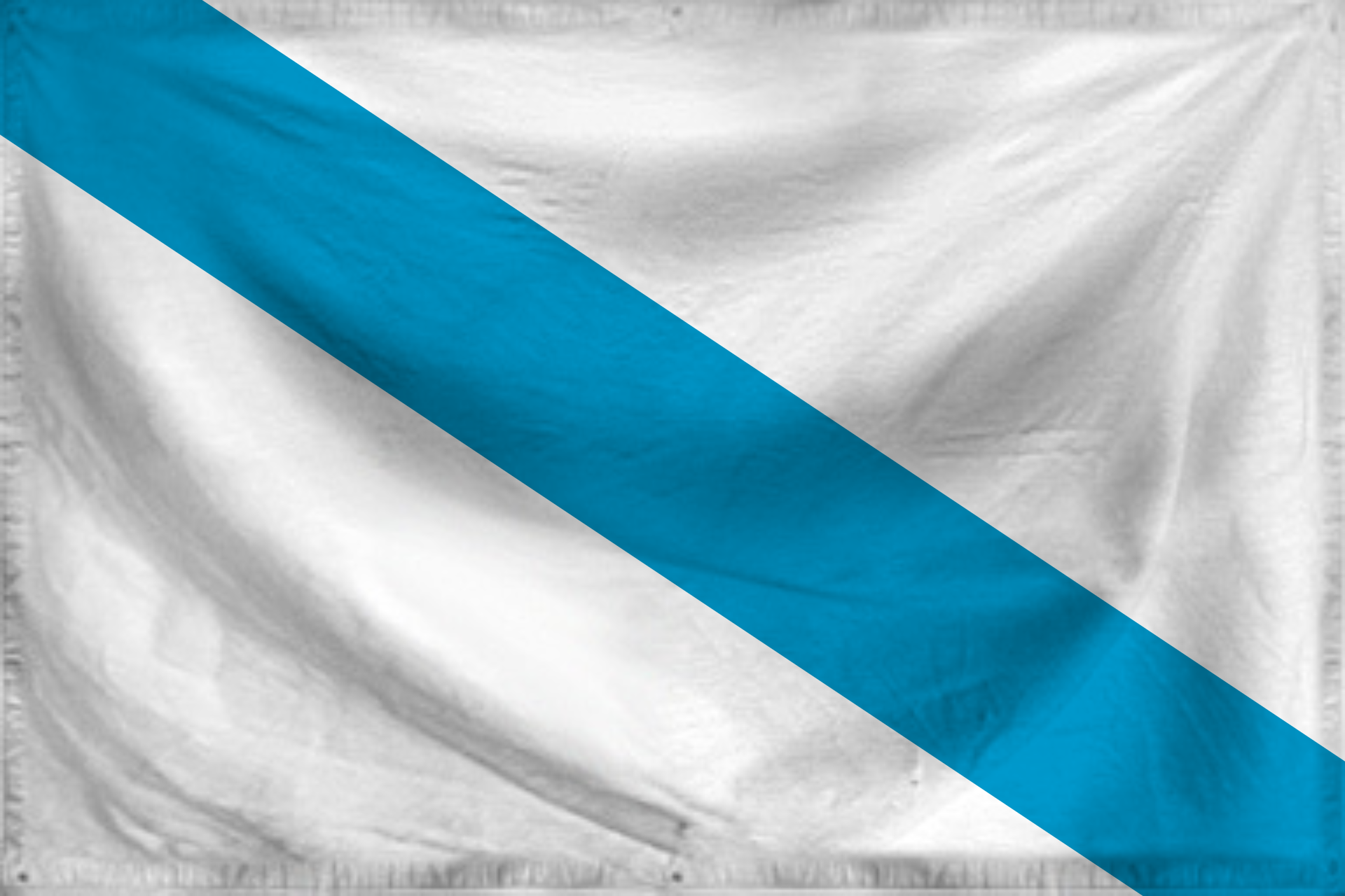 National Flag of Galicia (Civil flag and State flag)