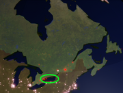 Canadian aircraft carrier placement
