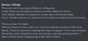 The announcement by Hyperant about Biomes being added into the game, as well as a short description of the biomes.