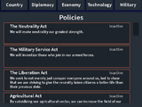 Policies