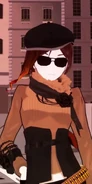 Ashley's character Coco Adel in RWBY