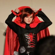 Casey dressed as Ruby Rose at RTX 2014