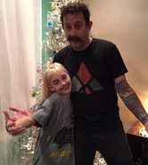 Geoff with his daughter Millie