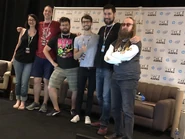 RWBYChibiPanel.jpg (137 KB) Tom Alvarado (second from right) at the RWBY Chibi panel at RTX 2018