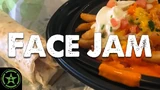 Face Jam Taco Bell Buffalo Chicken Nacho Fries & Buffalo Chicken Nacho Fries Burrito