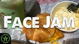 Face Jam Arby's Fish 'N Cheddar Sandwich & Mint Chocolate Shake
