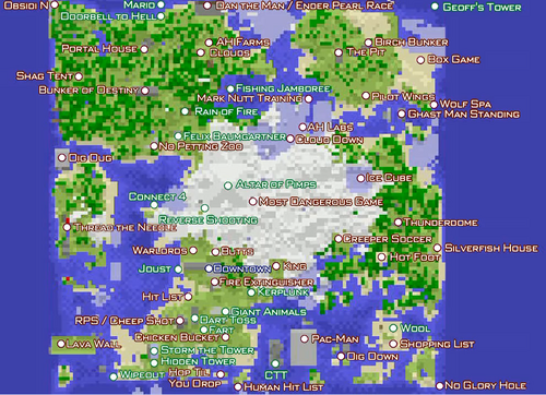 Let&rsquo;s Play Minecraft/Landmarks and Structures of Achievement City 