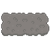 Medium Fur Rug Gray