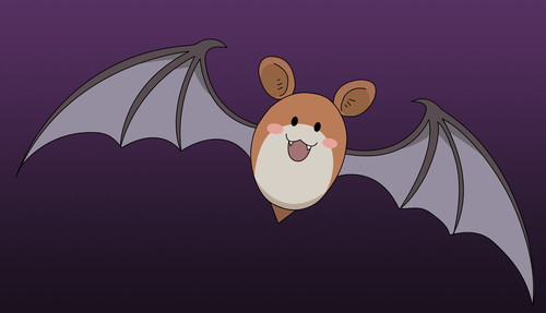 Premium Vector | Cute kawaii anime bat