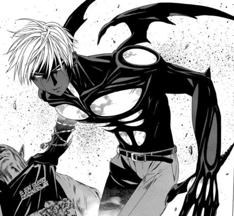 rosario vampire anime tsukune demon form