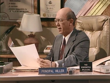 Principal Hiller in the '80s