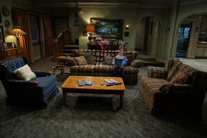 The lounge room in 2019