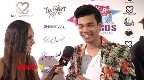 Roshon Fegan INTERVIEW at KARtv Dance Awards 2013 at MGM Grand Las Vegas