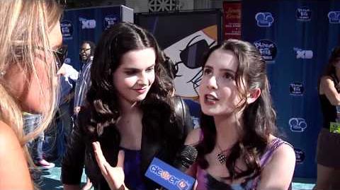 Vanessa & Laura Marano At ' Phineas & Ferb' Premiere