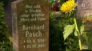 Das Grab von Bernhard Pasch mit einem anderen Geburtsdatum