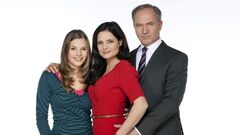 Fenja mit ihren Eltern Susann und Roman