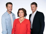 Astrid zwischen Alex Maiwald und Henning Maiwald
