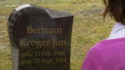 Grabstein von Bertram Kröger Junior.