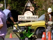 Farewell from Port Niranda sign
