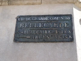 D38 - Plaque Bellegarde