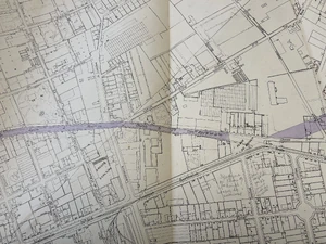 Tracé originel de la D41 à Lyon ©Archives départementales et métropolitaines du Rhône - cote 6326WM/28