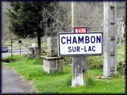 Panneau d'entrée d'agglomération Michelin sur la RN496