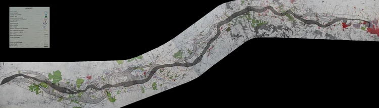 Carte des différents fuseaux étudiés © G.E.
