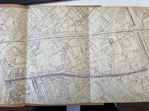 Tracé originel de la D41 à Lyon ©Archives départementales et métropolitaines du Rhône - cote 6326WM/28