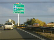 L'E70 direction Lyon. © autorout.free.fr