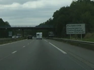 L'A4 peu avant la sortie 44