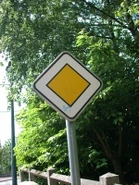 Panneau actuel en place. © GPS Nico