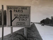 9. Diffuseur du C.D. 153 vers Ris-Orangis (sens Sud-Nord).