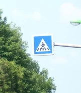 Caisson lumineux sur potence en place. © GPS Nico