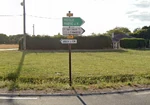 Carrefour entre les D215A et D231 (77) à Jouy-le-Châtel