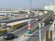 Ancien début de l'ex-A55 au niveau de la place Gantès