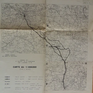 Étude générale du tracé de l’autoroute Paris-LyonDocument examiné par le Conseil Général des Ponts-et-Chaussées le 17 juillet 1957