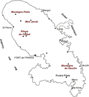 Carte géologique de la Martinique