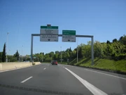 La RN109 à son arrivée à Montpellier. © G.E.