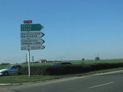 Exemple d'utilisation du panneau D21b.