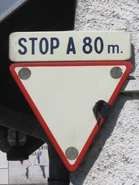 Ancien modèle avec réflecteur en place à Ornans (25). © Sylvain 59